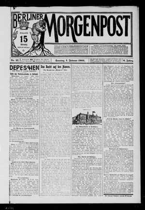Berliner Morgenpost on Feb 1, 1903