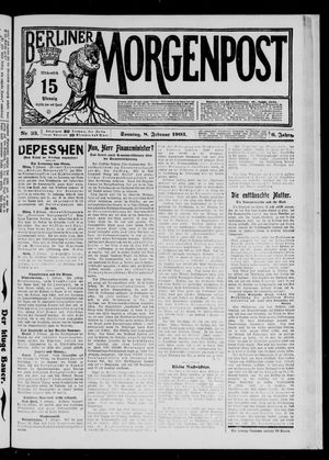 Berliner Morgenpost vom 08.02.1903