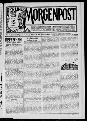 Berliner Morgenpost on Feb 25, 1903