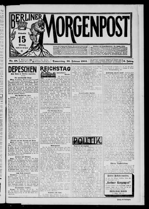 Berliner Morgenpost vom 26.02.1903