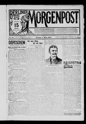 Berliner Morgenpost vom 01.03.1903