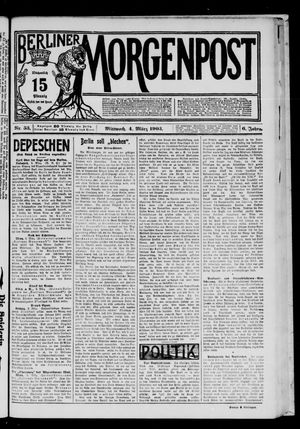 Berliner Morgenpost on Mar 4, 1903