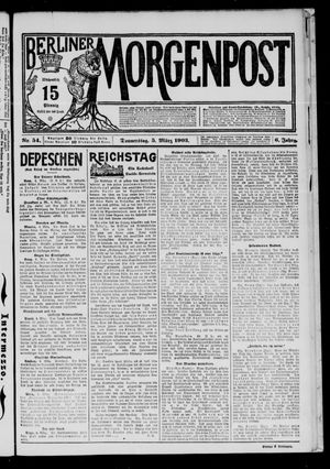 Berliner Morgenpost vom 05.03.1903
