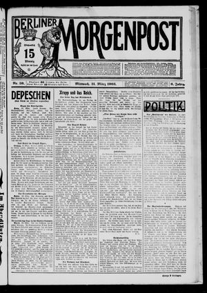 Berliner Morgenpost on Mar 11, 1903