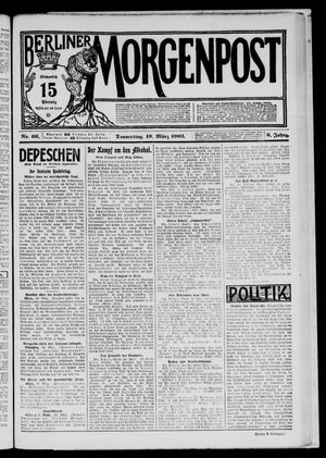 Berliner Morgenpost vom 19.03.1903