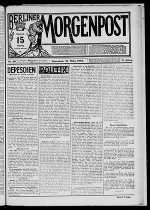 Berliner Morgenpost vom 21.03.1903