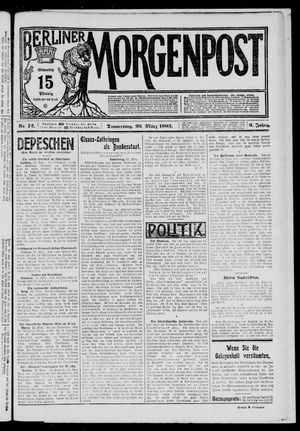 Berliner Morgenpost vom 26.03.1903