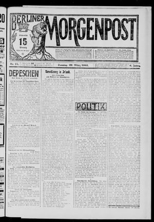 Berliner Morgenpost on Mar 29, 1903