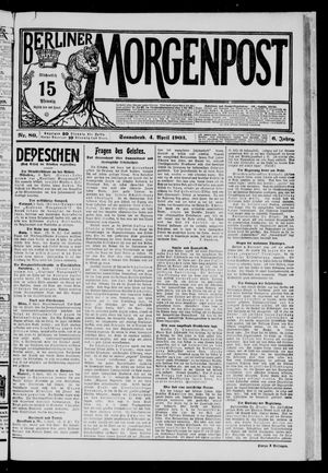 Berliner Morgenpost vom 04.04.1903
