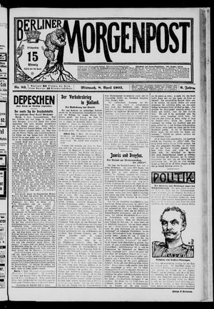Berliner Morgenpost vom 08.04.1903