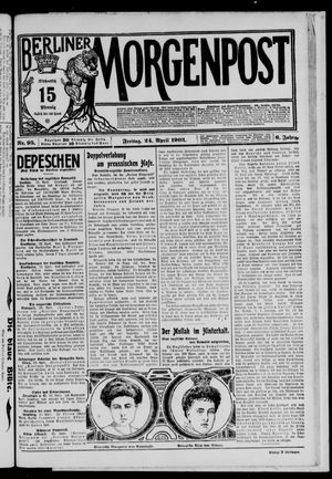 Berliner Morgenpost vom 24.04.1903