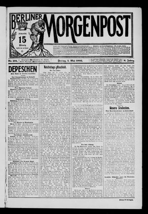 Berliner Morgenpost vom 01.05.1903
