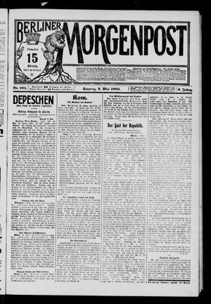 Berliner Morgenpost vom 03.05.1903