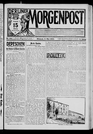 Berliner Morgenpost vom 06.05.1903