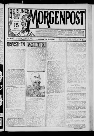 Berliner Morgenpost vom 16.05.1903