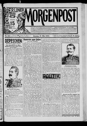 Berliner Morgenpost vom 17.05.1903