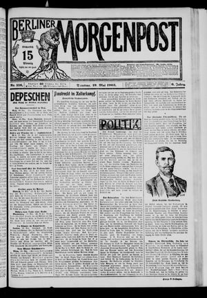 Berliner Morgenpost vom 19.05.1903