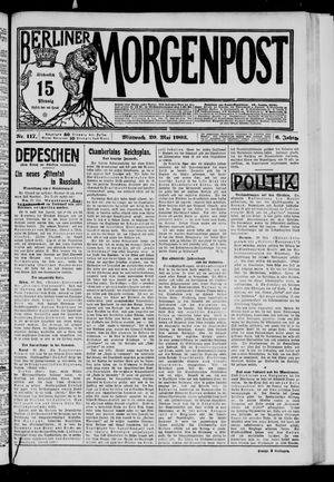 Berliner Morgenpost vom 20.05.1903
