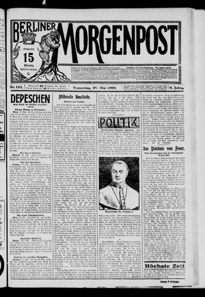 Berliner Morgenpost vom 28.05.1903