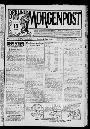 Berliner Morgenpost vom 07.06.1903