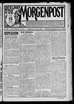 Berliner Morgenpost vom 11.06.1903