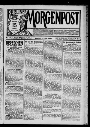 Berliner Morgenpost vom 14.06.1903