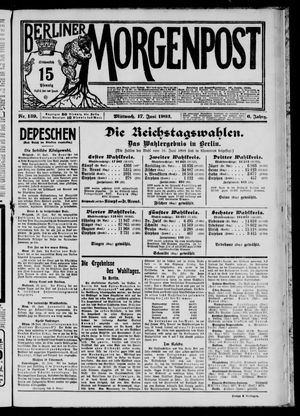 Berliner Morgenpost vom 17.06.1903