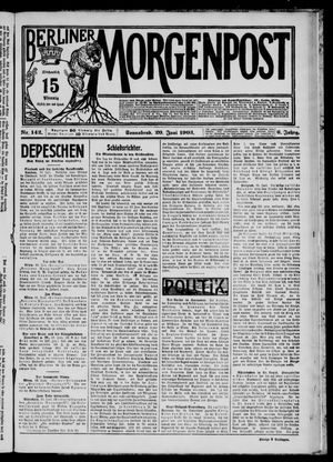 Berliner Morgenpost vom 20.06.1903