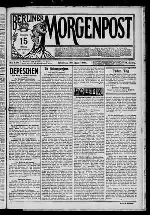 Berliner Morgenpost vom 30.06.1903