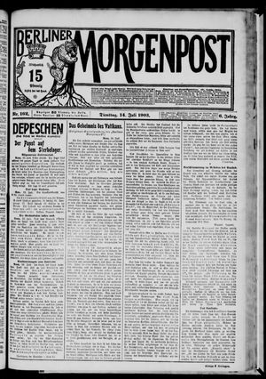 Berliner Morgenpost on Jul 14, 1903