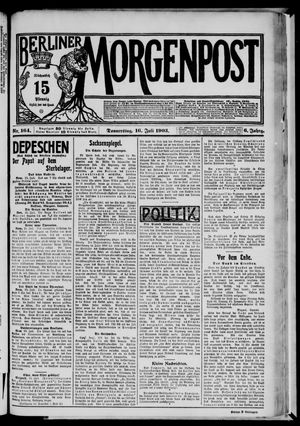 Berliner Morgenpost on Jul 16, 1903
