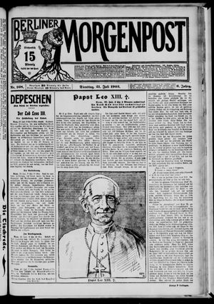 Berliner Morgenpost on Jul 21, 1903
