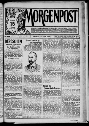 Berliner Morgenpost vom 22.07.1903