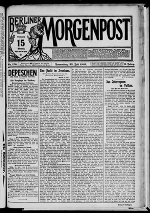 Berliner Morgenpost vom 23.07.1903