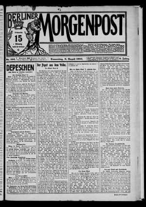 Berliner Morgenpost vom 06.08.1903