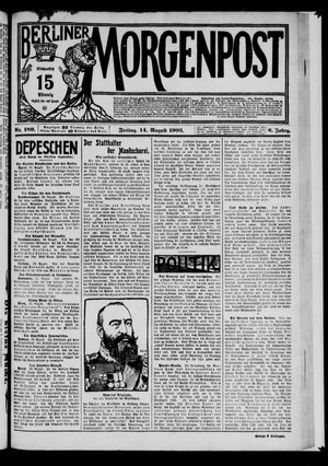 Berliner Morgenpost on Aug 14, 1903