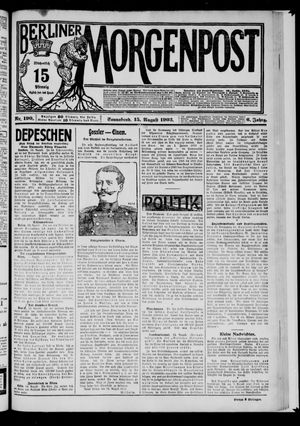 Berliner Morgenpost vom 15.08.1903