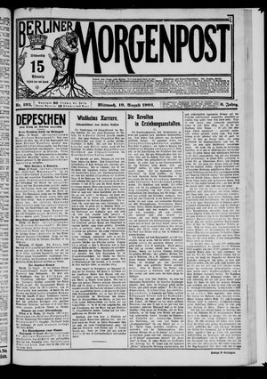Berliner Morgenpost vom 19.08.1903