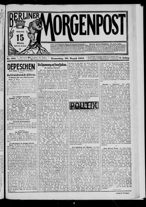 Berliner Morgenpost vom 20.08.1903
