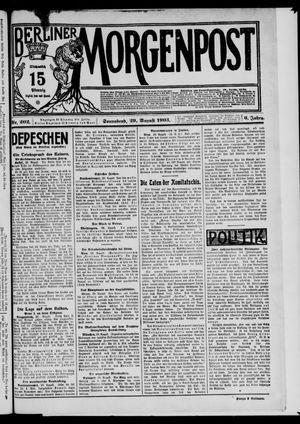 Berliner Morgenpost vom 29.08.1903