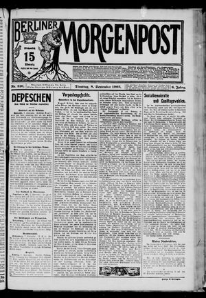 Berliner Morgenpost vom 08.09.1903