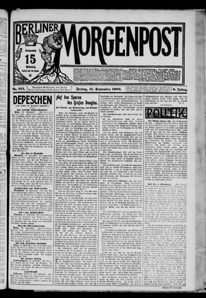 Berliner Morgenpost vom 11.09.1903