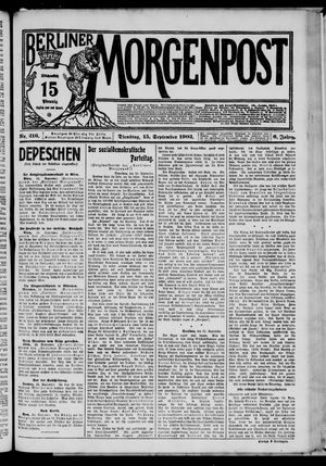 Berliner Morgenpost vom 15.09.1903