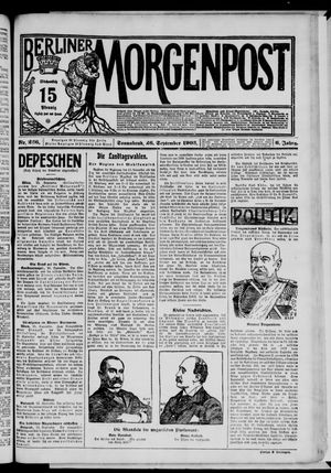Berliner Morgenpost vom 26.09.1903