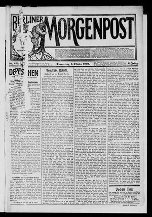 Berliner Morgenpost vom 01.10.1903