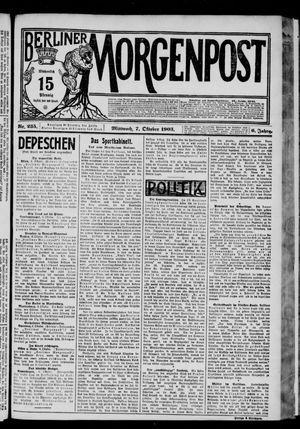 Berliner Morgenpost on Oct 7, 1903