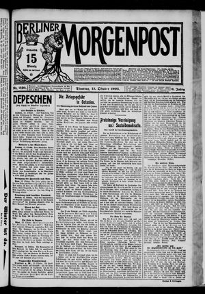 Berliner Morgenpost vom 13.10.1903