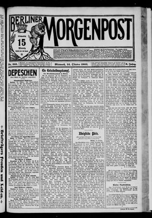 Berliner Morgenpost on Oct 14, 1903