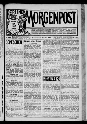 Berliner Morgenpost vom 17.10.1903