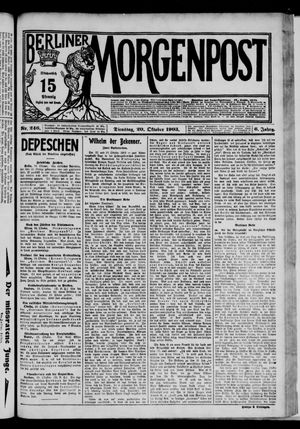 Berliner Morgenpost vom 20.10.1903